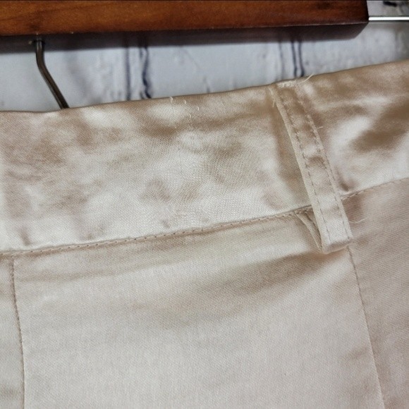 Princess Polly Huxley champagne satin high waisted wide leg pants - Picture 15 of 16